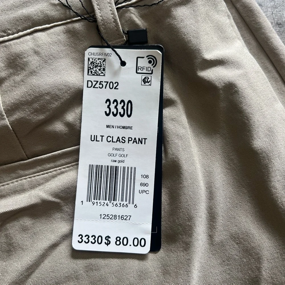 NWT Adidas Golf Pants 33x30